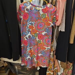 Jude Connally Multicolor Paisley Mini Dress
